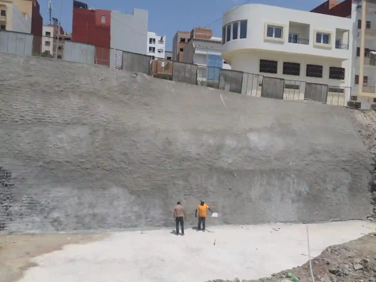 Béton projeté